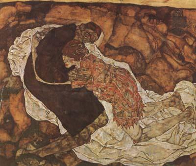 Egon Schiele Death and the Maiden (mk20) Germany oil painting art
